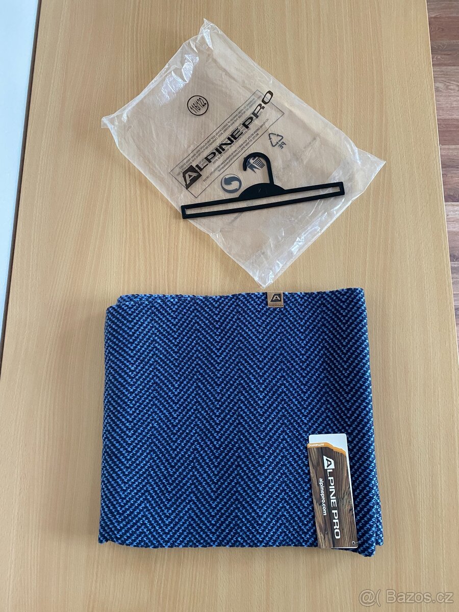 Nová unisex kruhová šála ALPINE PRO - modro-černá - 4