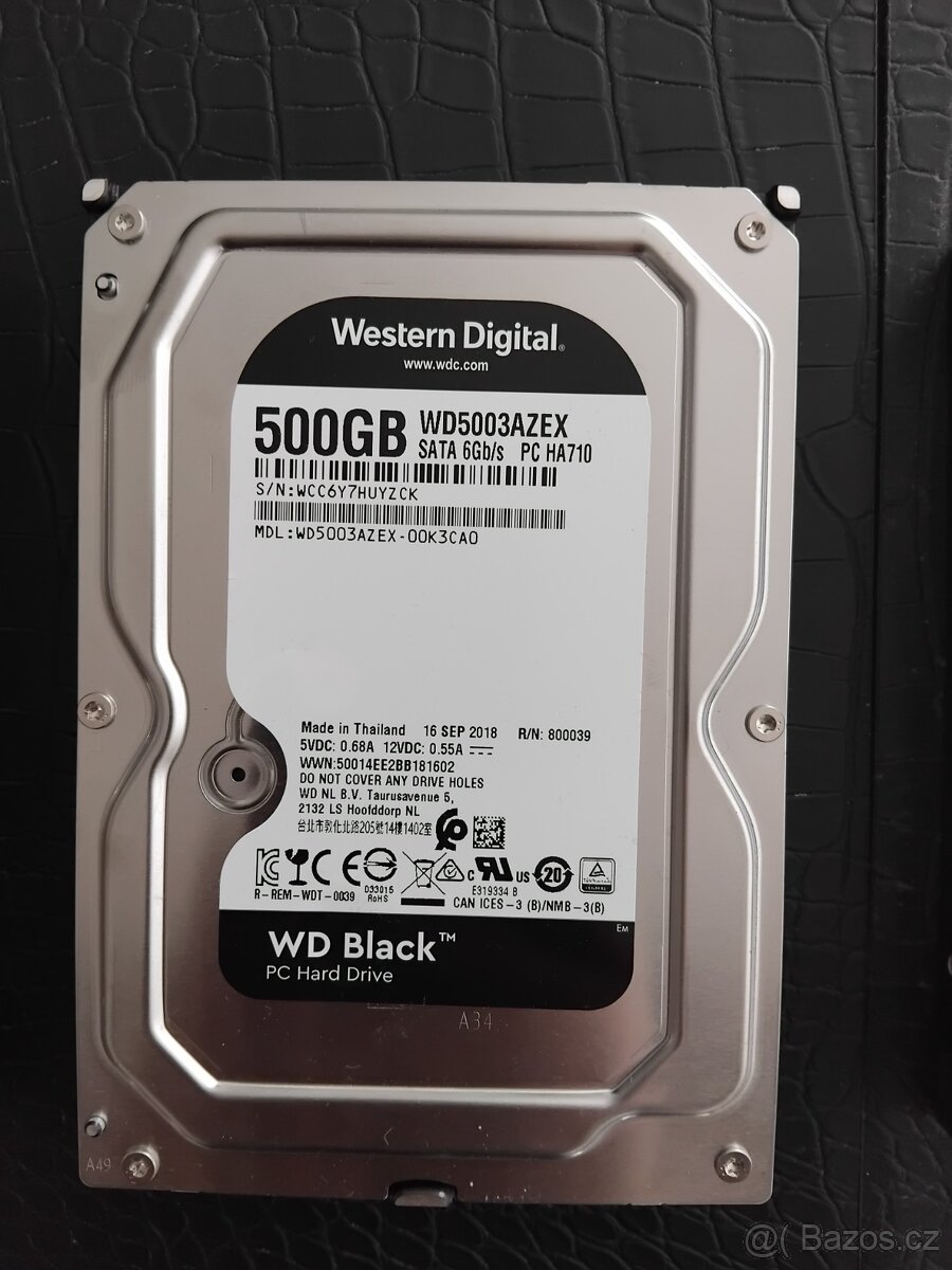 WD BLACK - 500 GB WD5003AZEX - 4