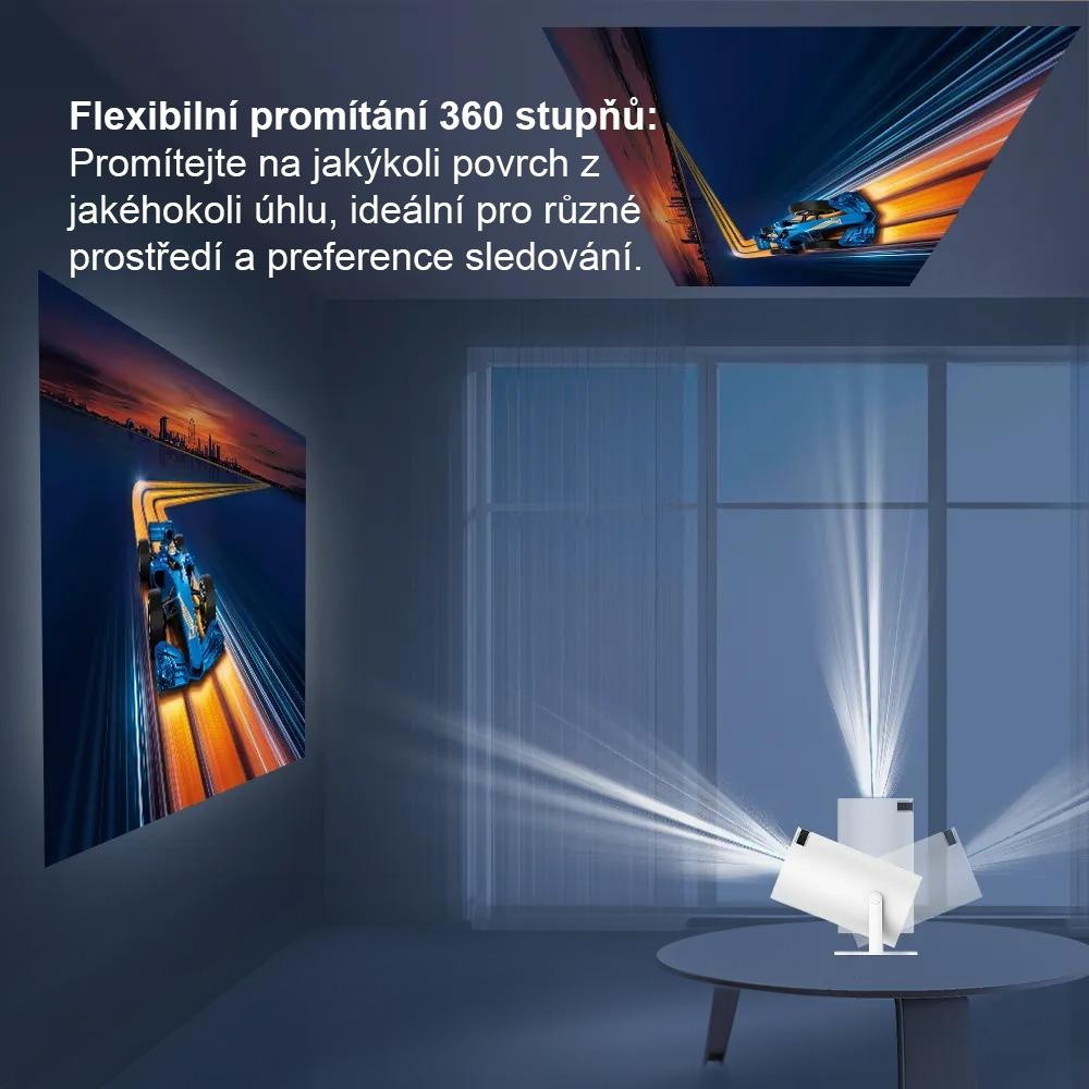 Mobilní smart PROJEKTOR s OS Android 11, Wi-Fi - 4