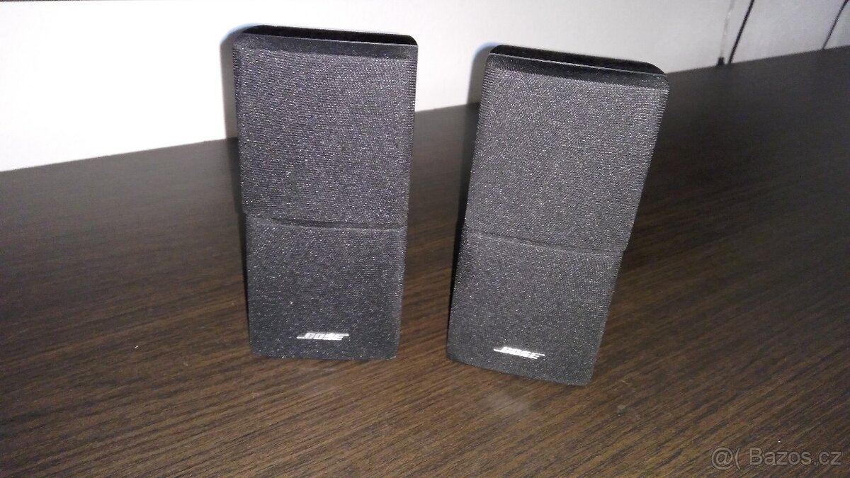 Predám čierne repro Bose double cube array - 4