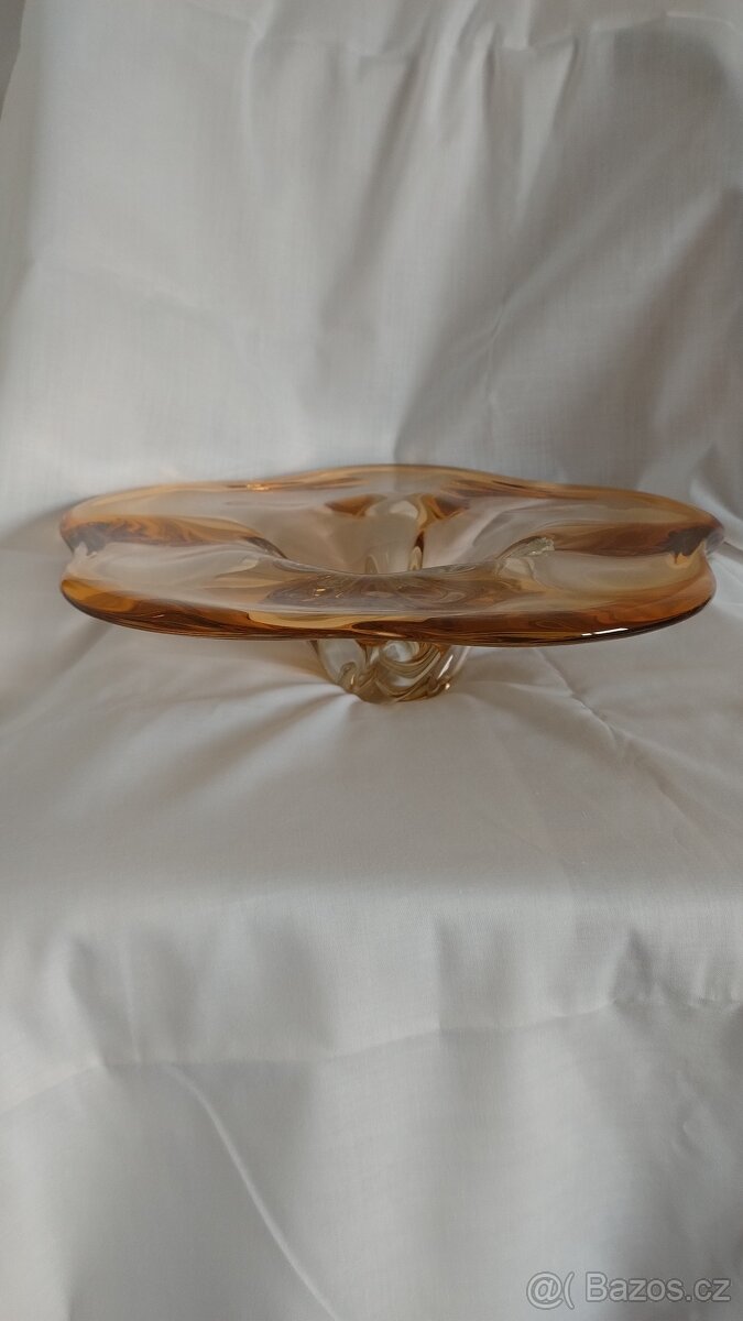 MÍSA Z HUTNÍHO SKLA , vel.34 cm - 4