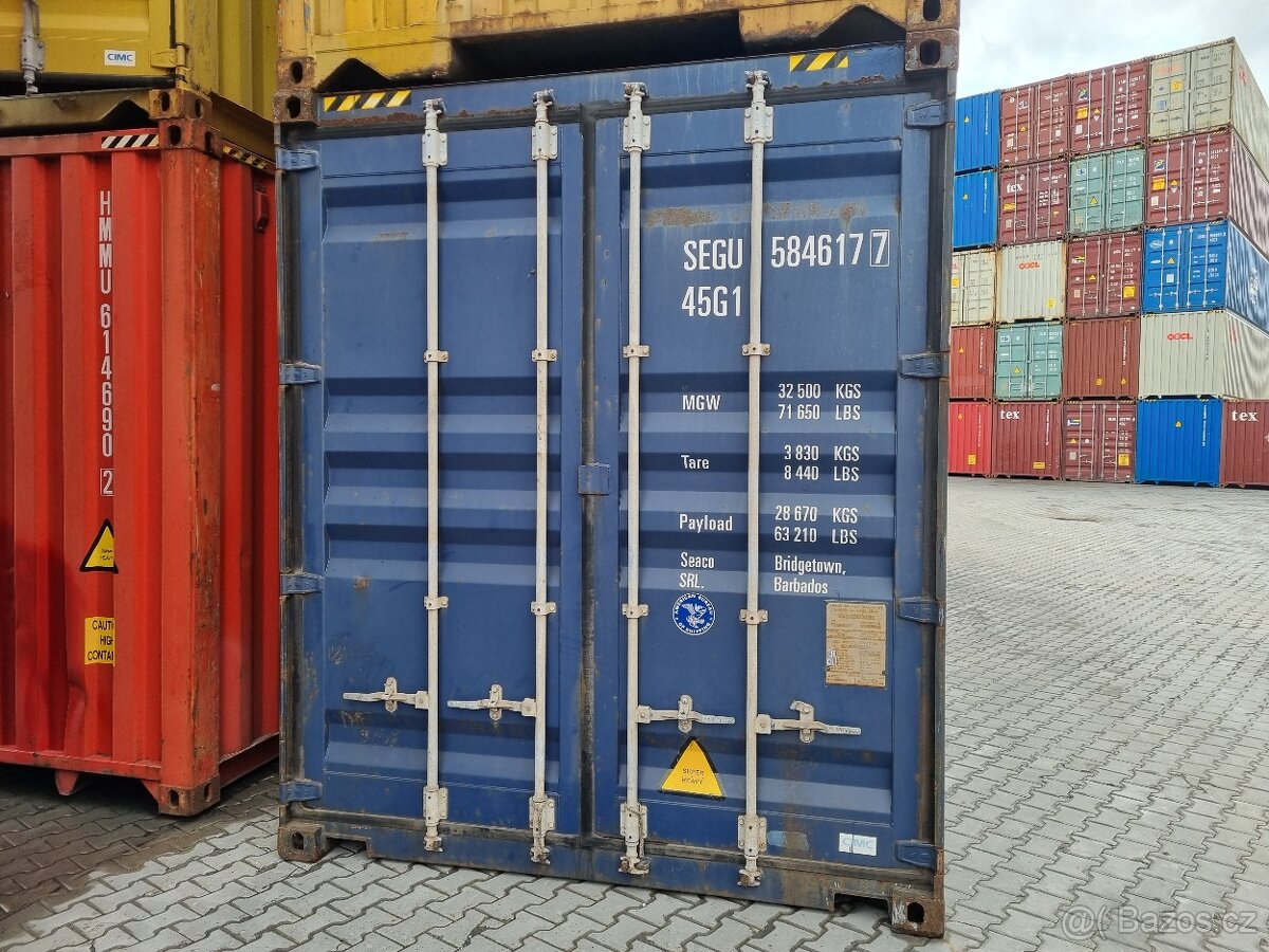 Lodní kontejner 40´HC (12m) - zánovní, lehké opotřebení - 4