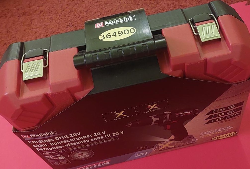 Aku vrtačka Parkside Performance 20V nová - 4