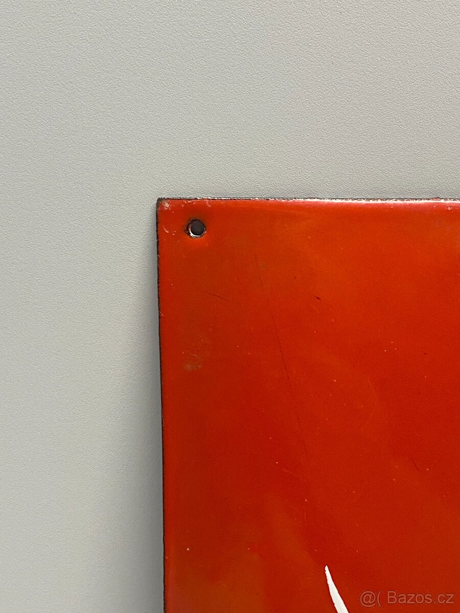 smaltovaná cedule požární nářadí cedule smalt tabule - 4