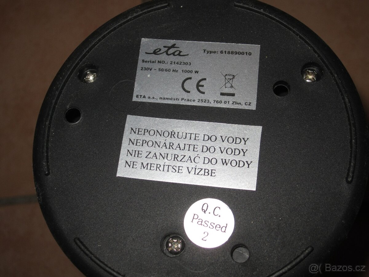 Cestovní rychlovarná konvice ETA - 4