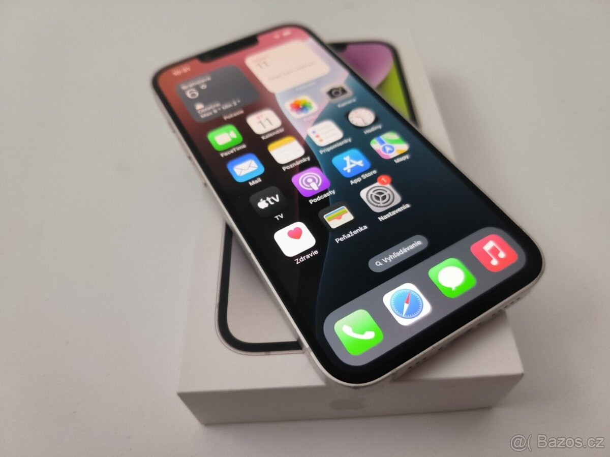 apple iphone 14 128gb Starlight 100% Batéria - 4