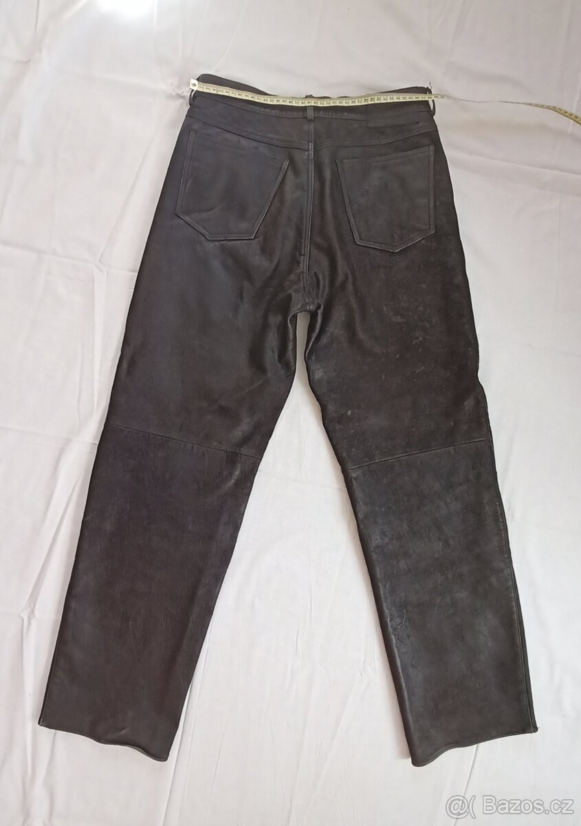 Dámské kožené moto kalhoty - 4