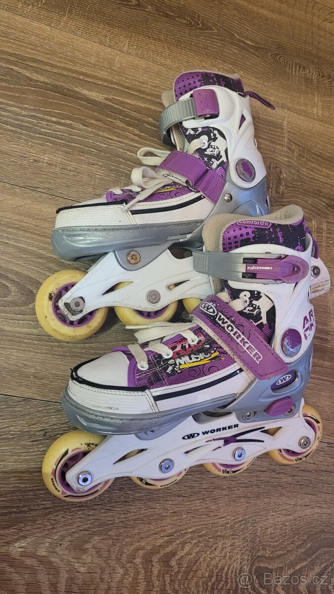 Dívčí brusle 2v1 Worker 29-32 - 4