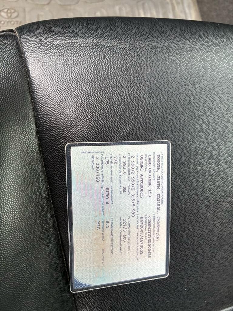 Land Cruiser 150 - odpočet DPH jeden majitel servis