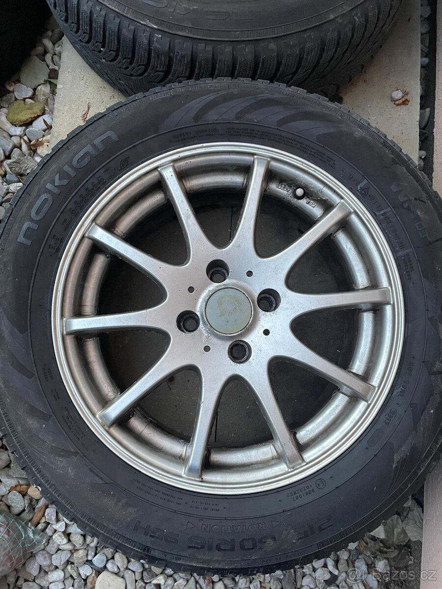 Disky Peugeot 807, Citroen C8,.. 7Jx16 a 215/60 R16 zimní pn - 4