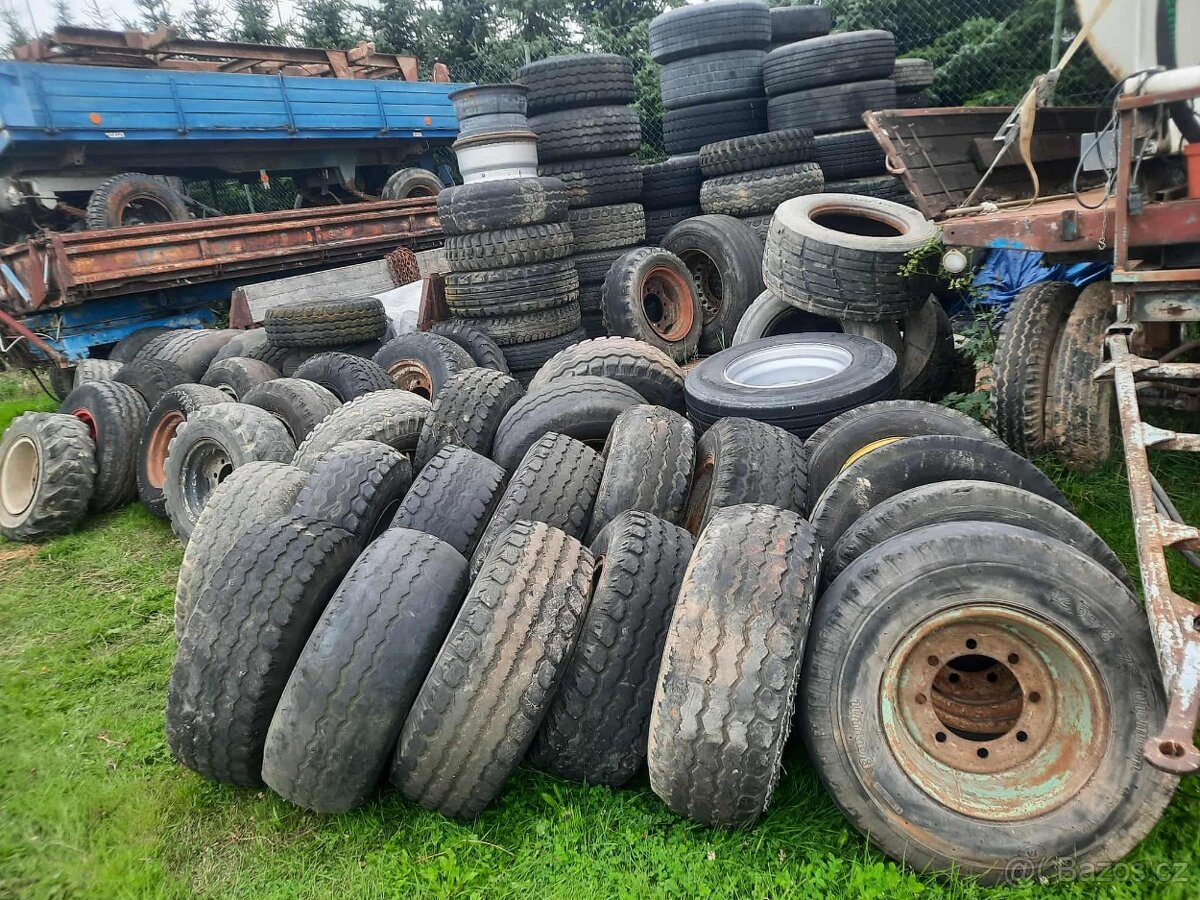 Kompletne kolesá diely na vlecku prives - 4