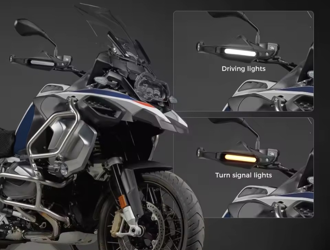 LED světla a handguardy pro BMW GS 1200, 1250 - 4