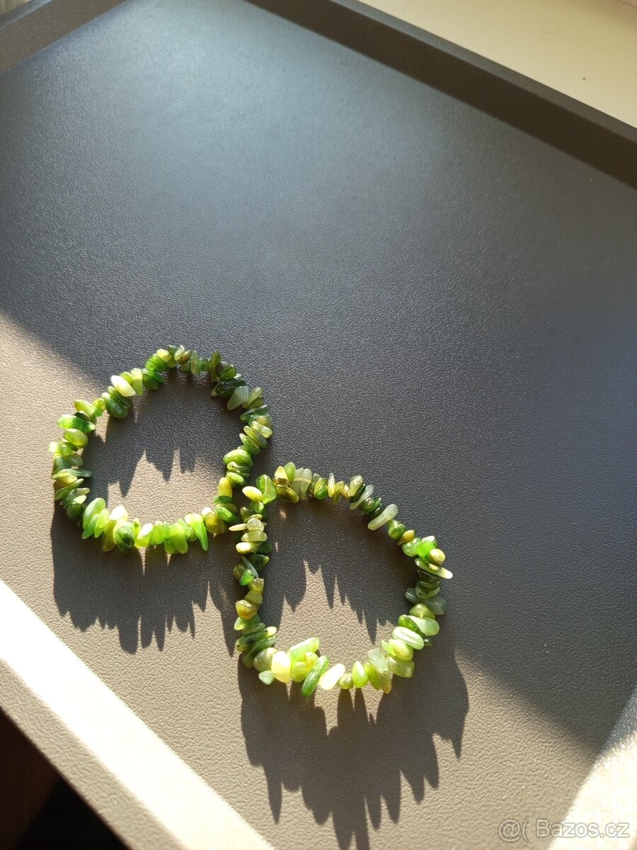 Náramek - jadeit - 4