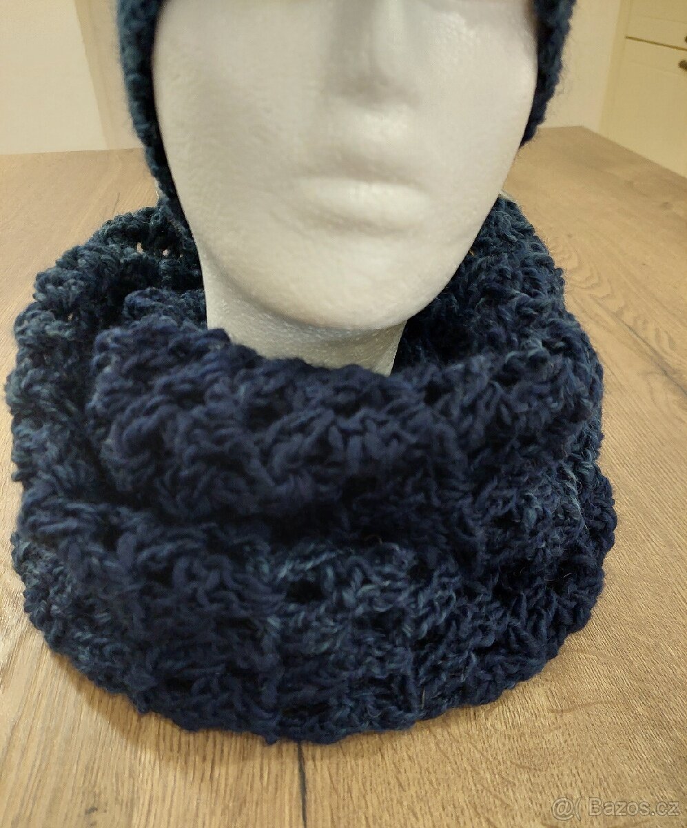 Čepice se šálou - 4