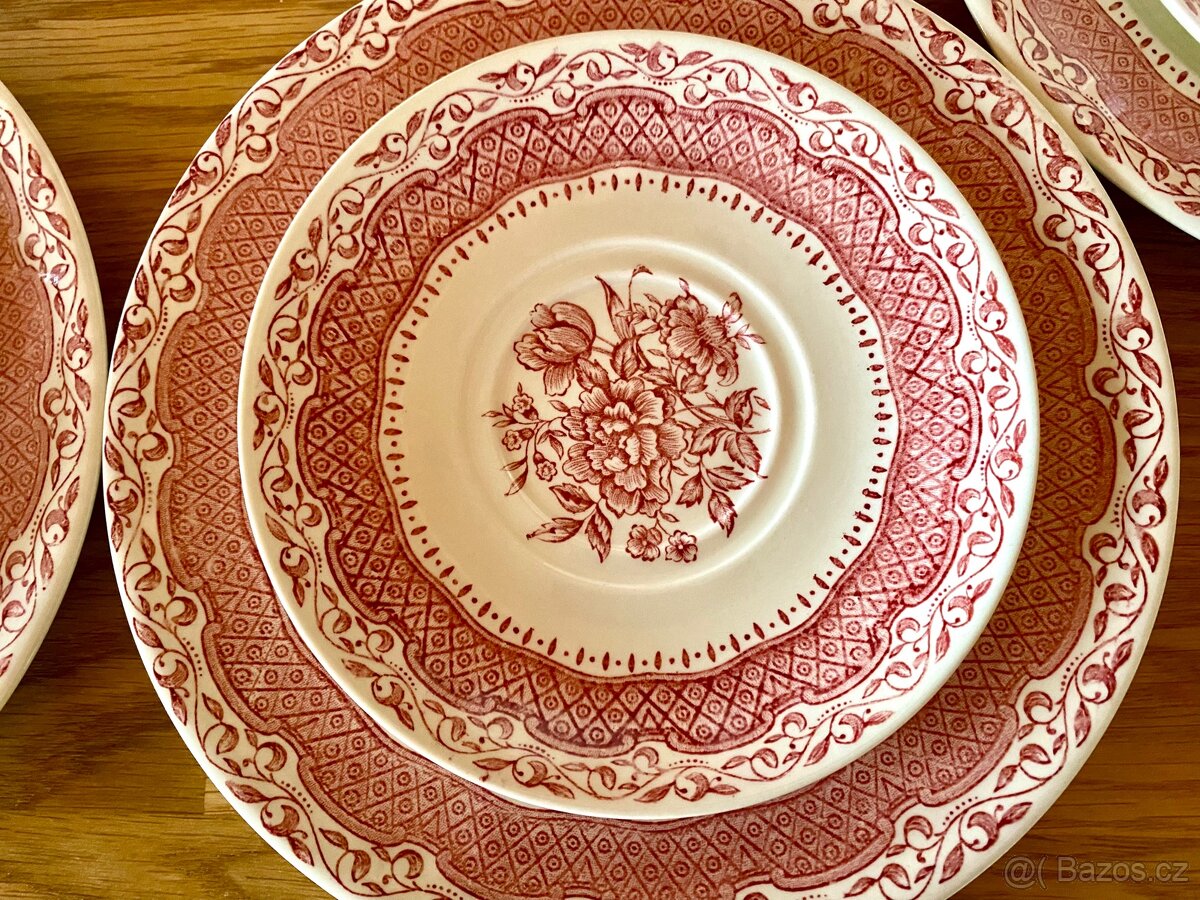 Anglický porcelánový servis (bez vady) - 4