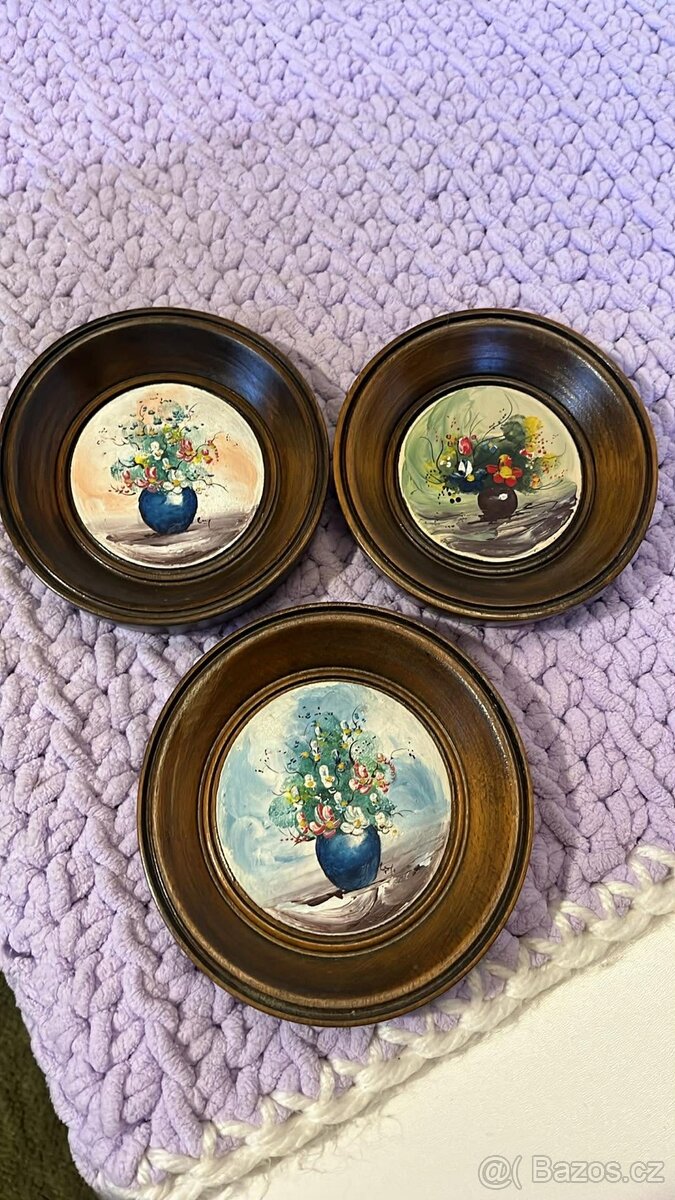 Sada tří malovaných obrázků - 4