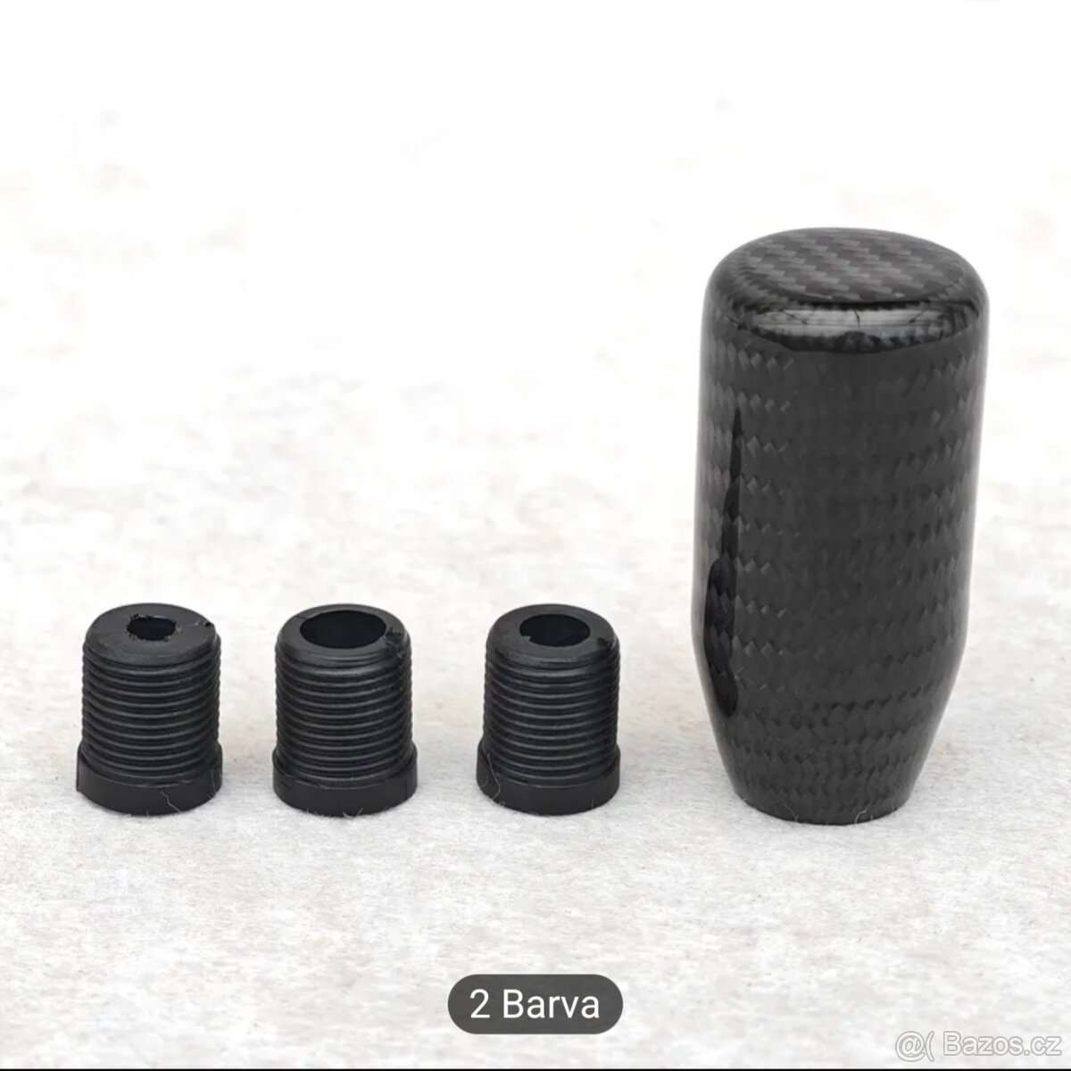 Hlavice řadicí páky karbon - 4