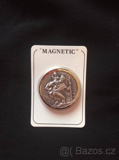 Magnetka Sv. Kryštof do auta - 4