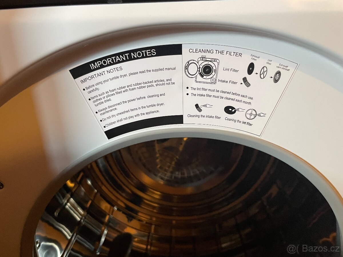 Prodám kompaktní sušičku Klarstein jako nová - 4