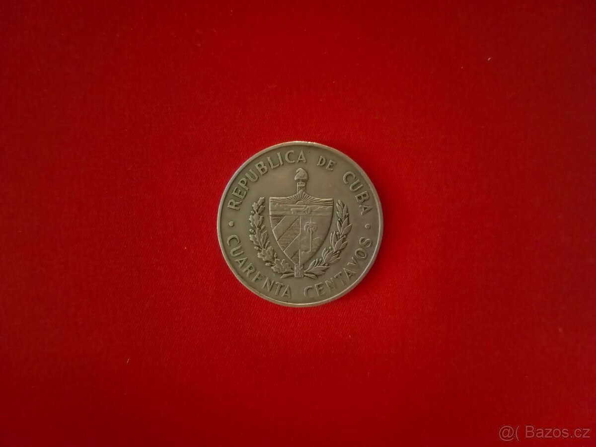 KUBA 40 CENTAVOS 1962 - 2 KS - 4