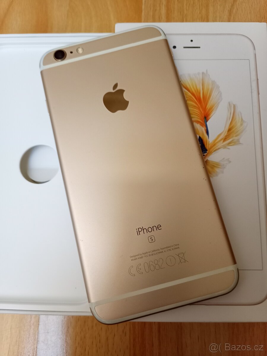 Apple iPhone 6s plus Gold 128GB baterie 100% - 4