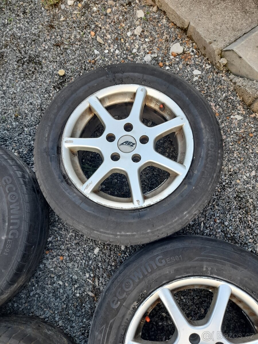 4x 15" alu disky na Škoda, VW, AUDI, Seat. - 4