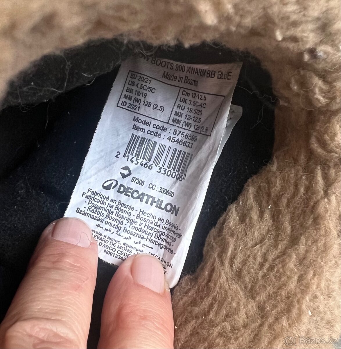 Zimní boty Wedze Decathlon vel.20/21 - 4