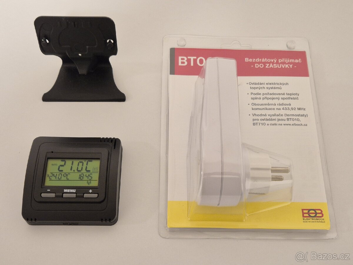 Prostorový bezdrátový termostat se spínací zásuvkou. - 4