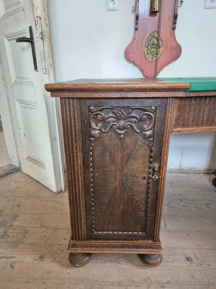 STAROŽITNÝ PSACÍ STŮL - PROSTOROVÝ - 4