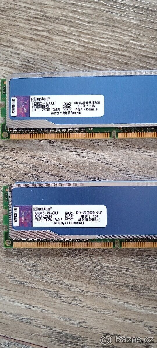 Kingston HyperX DDR3 1600Mhz 9ks DDR3 - 4