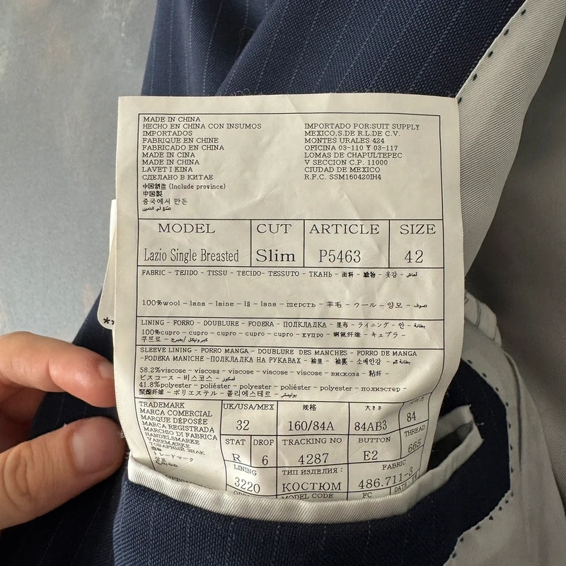 Suitsupply Lazio 42 3-piece 110s - 4