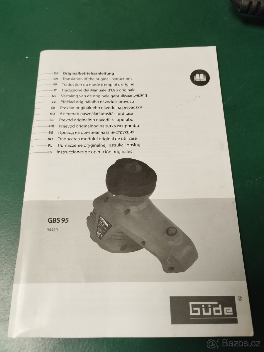 Bruska na vrtáky Gude GBS 95 - 4