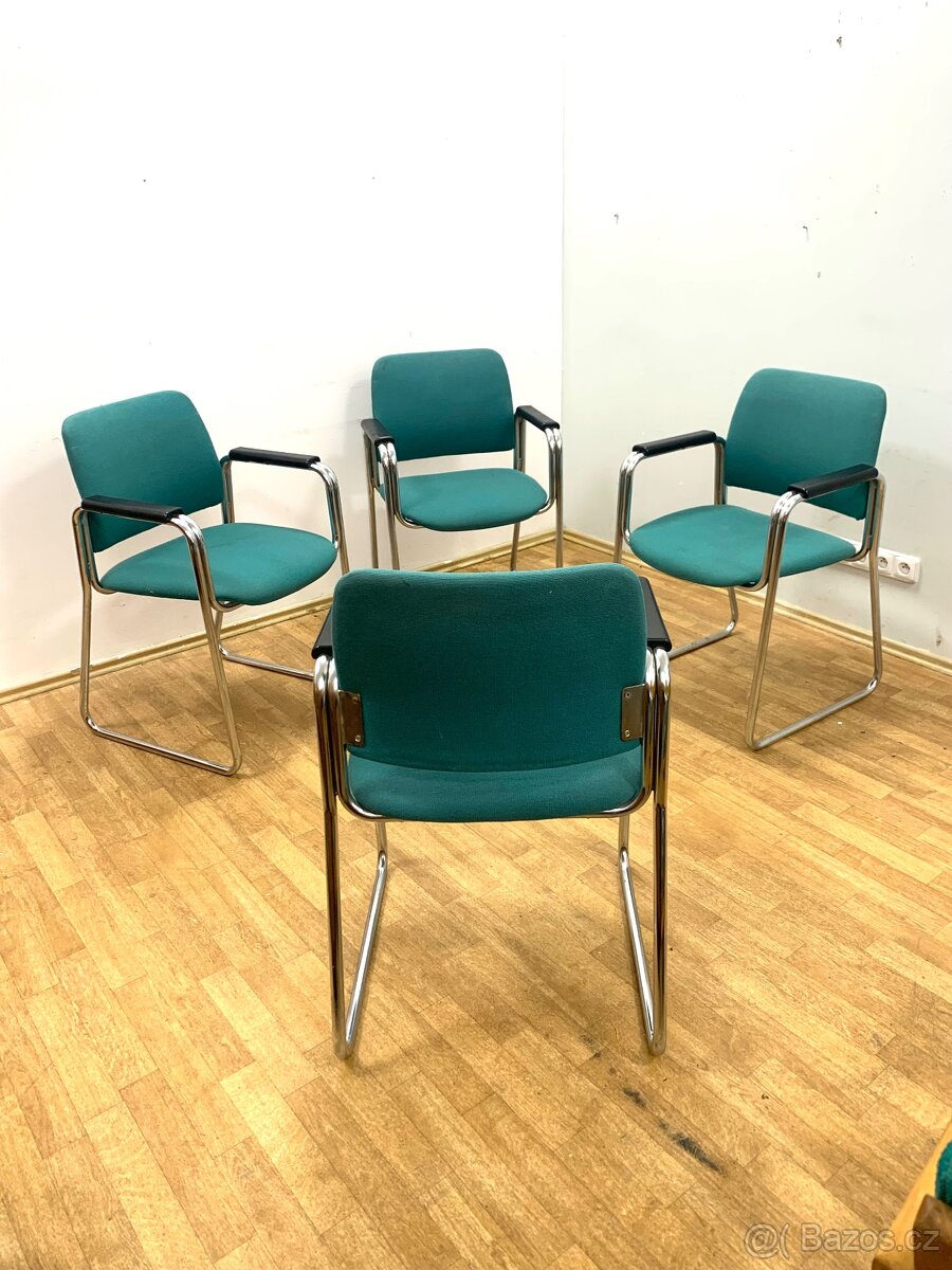 Retro židle s područkami 70. léta - 4