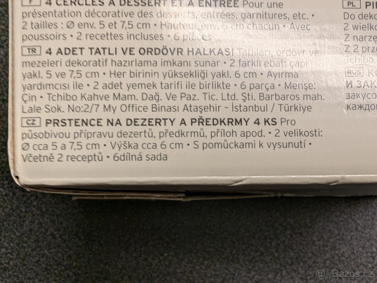 Sada na dezerty a předkrmy Tchibo - 4