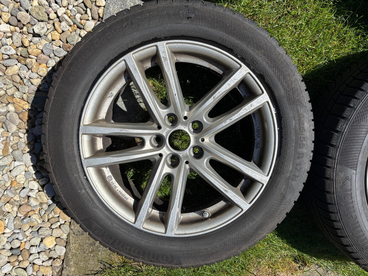 Prodám 17" ALU kola se zimními pneumatikami - 4