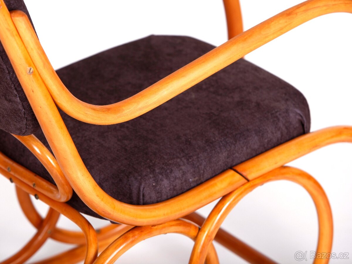 Houpací křeslo TON Dondolo, pěkná stav. - 4