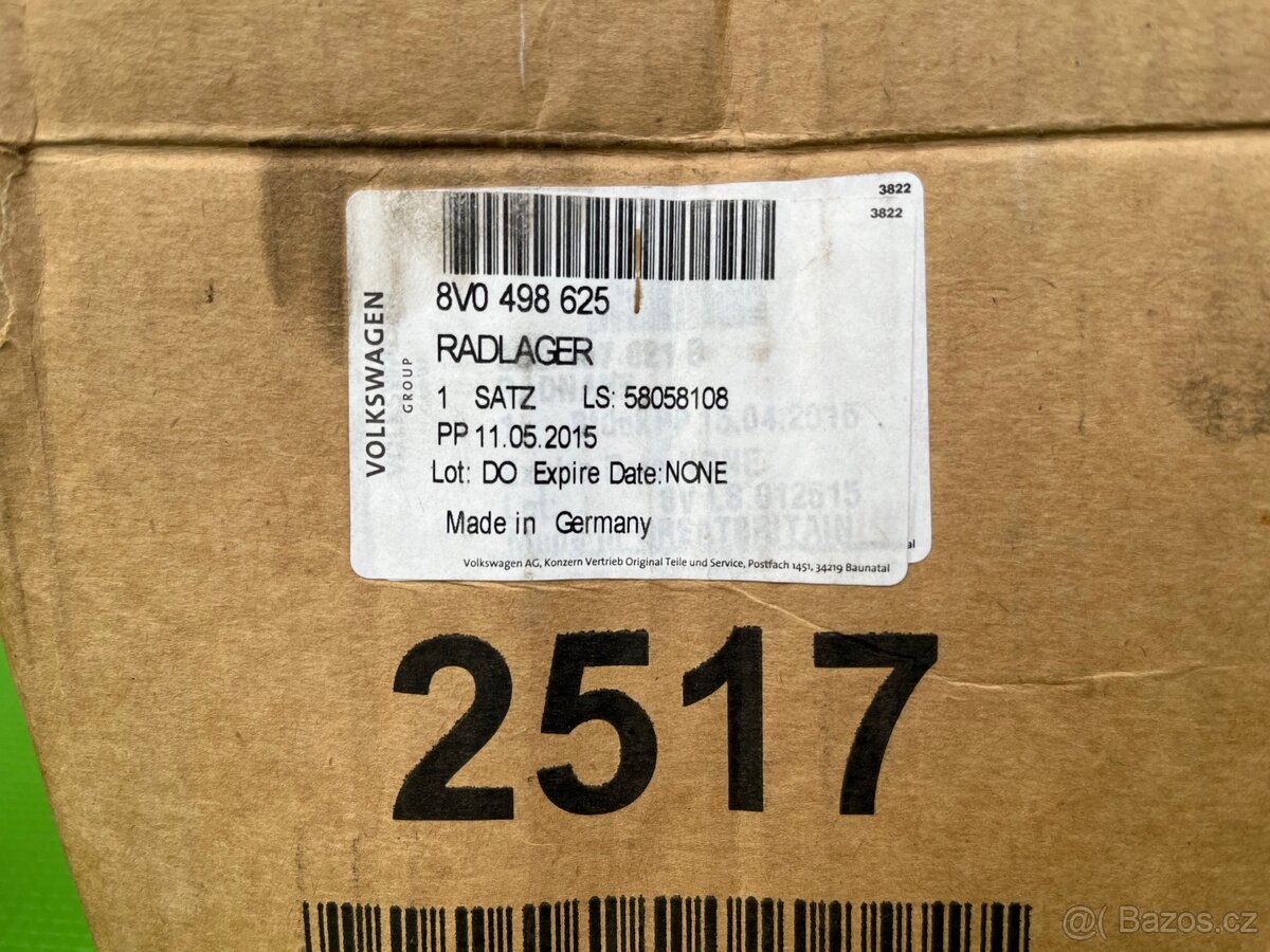 Ložisko kola 8V0498625 - 4