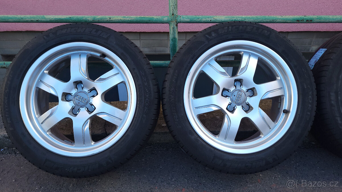 Krásná original letní ALU kola 17" 5x112 Audi A5 - 4