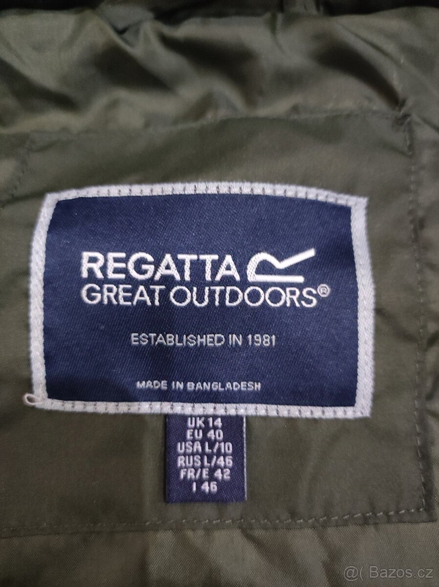 Dámská zimní bunda/kabát REGATTA Vel.L - 4