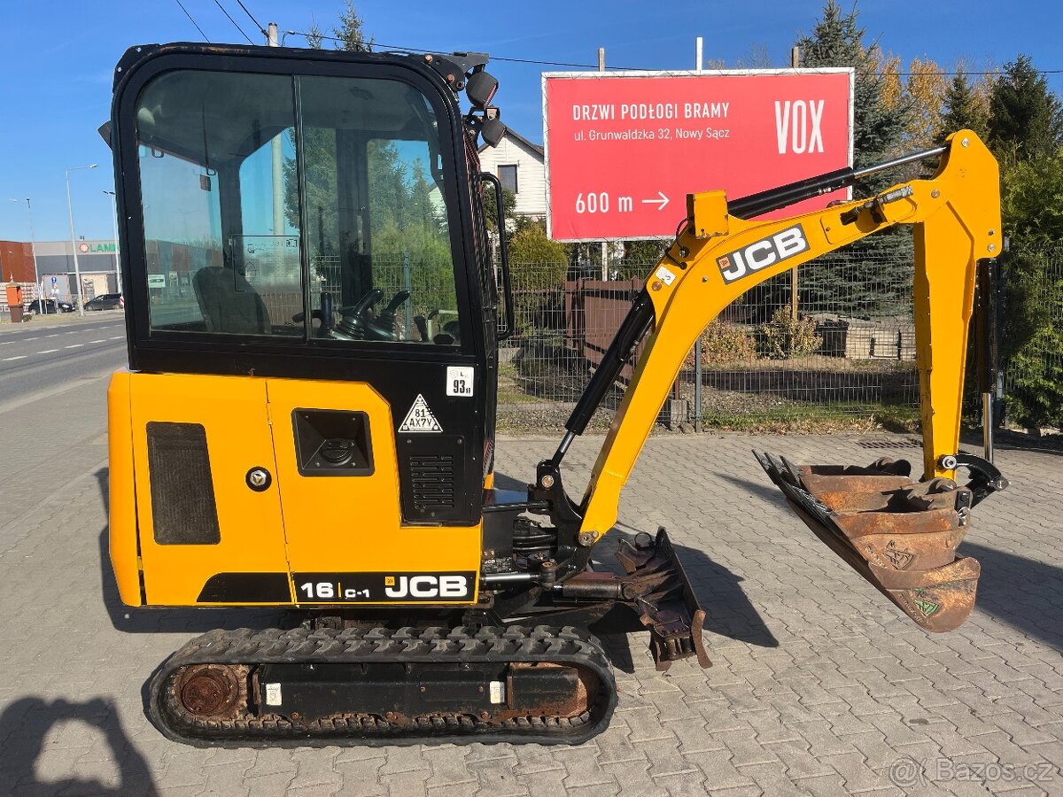 Minibagr minirypadlo JCB 16C-1 , Kubota Yanmar Takeuchi - 4