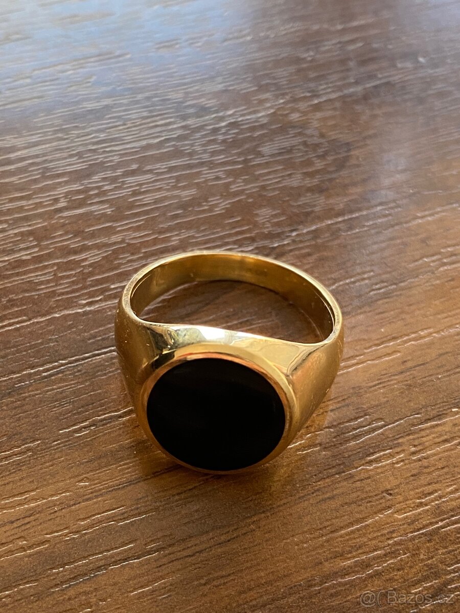 Zlatý pánský prsten - 4