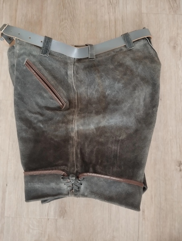 Kožené kalhoty NOVÉ, vel. 50 - 4