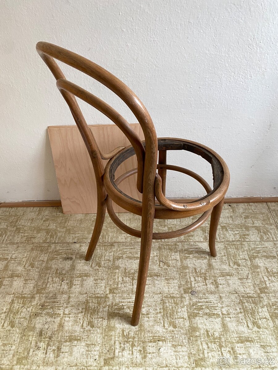 Židle Thonet Wien, model 14 + sedák - 4