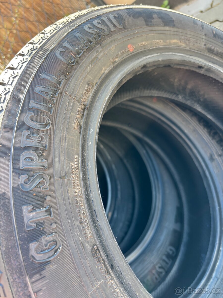 Prodám sadu pneu 155/80 R15 - 4