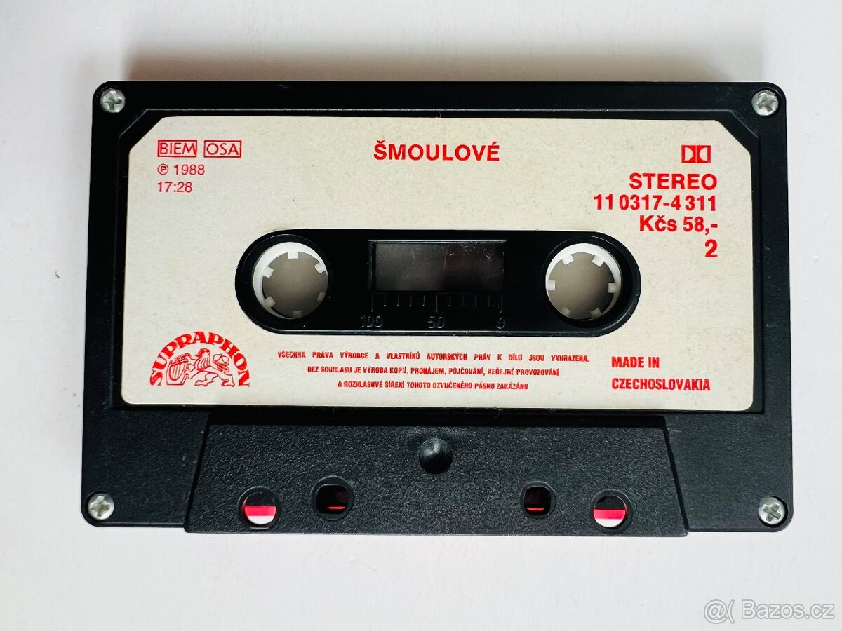 Šmoulové - Supraphon 1988 - MC kazeta - 4