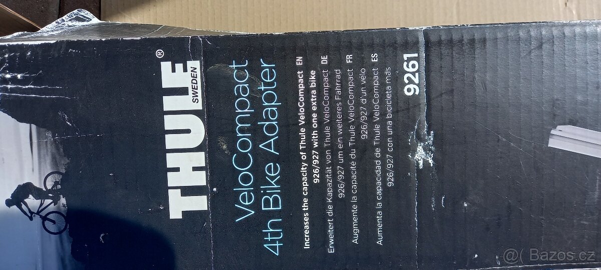 Nosič pro 3 kola Thule Velocompact 926+adapter pro 4.kolo - 4