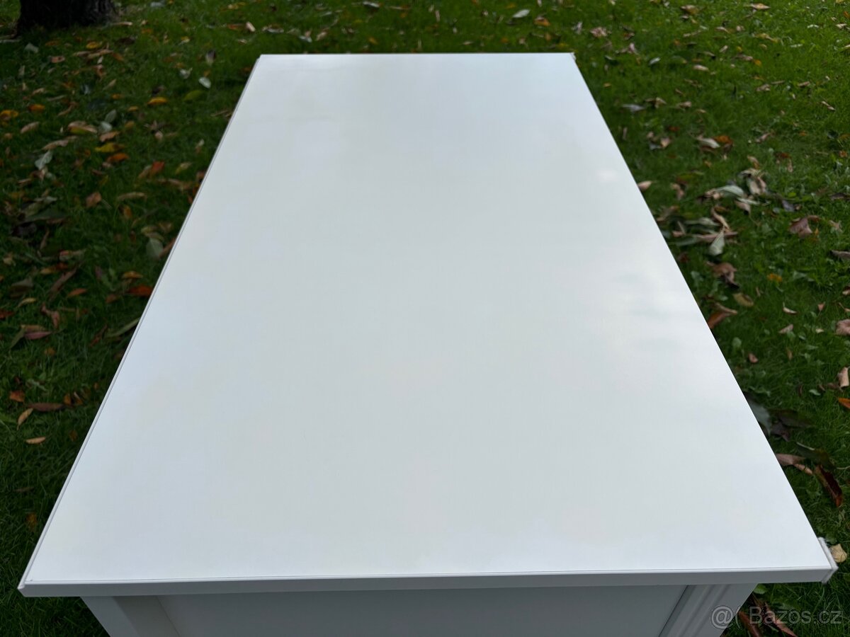 BRUSALI Psací stůl, bílá, 90x52 cm - 4