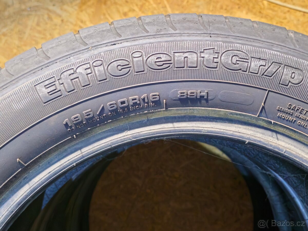 LETNÍ PNEU 195/60R16 89H GOODYEAR EFFICIENTGRIP/P - 4