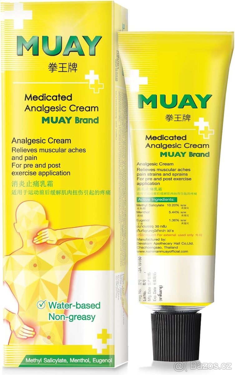 MUAY thajský analgetický krém 100g - 4