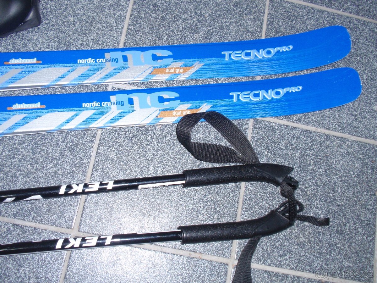 SET BĚŽKY TECNO 120 CM+HŮLKY 105 CM+BOTY VEL.34 - 4